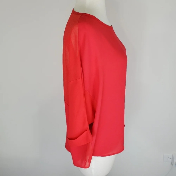 EVERLY SHEER POP OVER BLOUSE - Picture 4 of 9